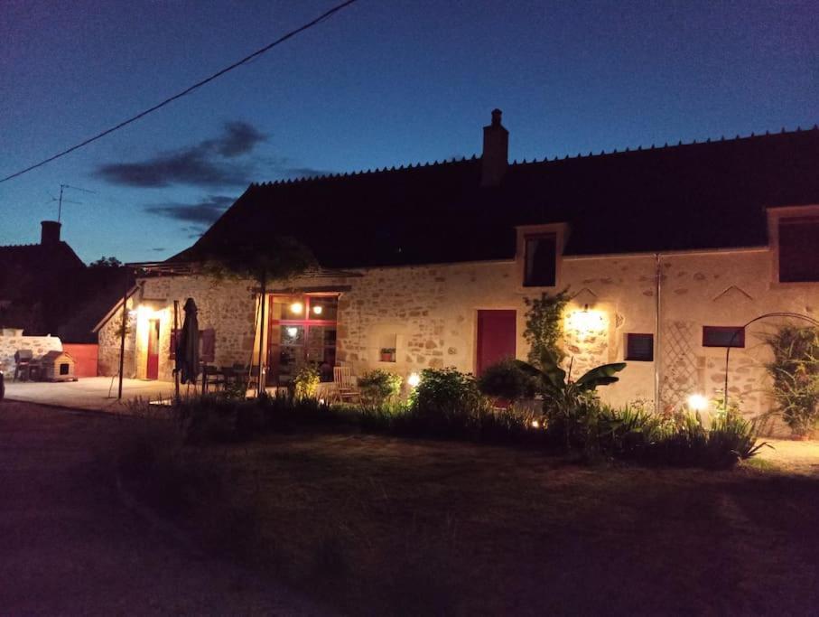 Longere Berrichonne, Calme Absolu, 13 Personnes Villa Saint-Pierre-les-Etieux Eksteriør bilde