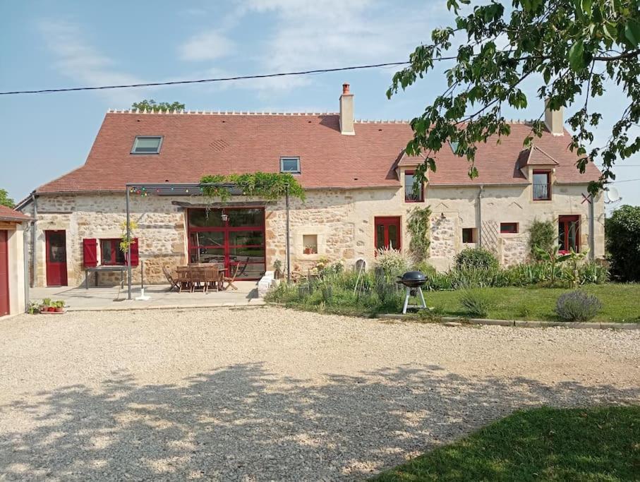 Longere Berrichonne, Calme Absolu, 13 Personnes Villa Saint-Pierre-les-Etieux Eksteriør bilde